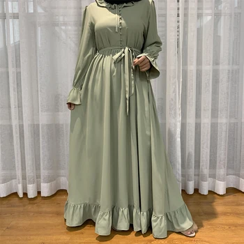Abaya Dubai Turkey Muslim Fashion Hijab Dress Abayas For Women Islam Plus Size Clothing Vestidos Kaftan Robe Musulman De Mode 1