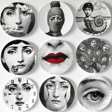 Rosenthal Piero fornasetti настенная декоративная тарелка 8 дюймов тарелка керамическая настенная подвесная декоративная доска художественная тарелка