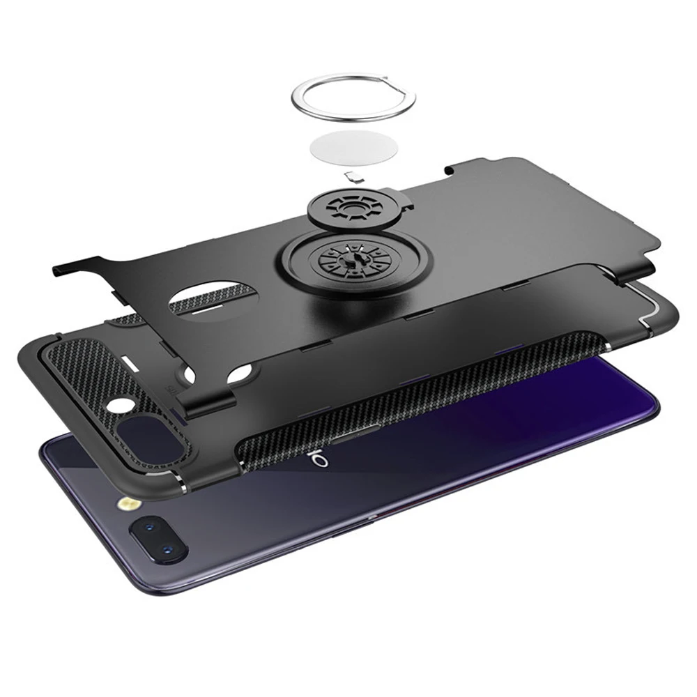 100 шт. чехол для телефона чехол для OPPO Find X Автомобильный держатель Магнитный кронштейн на присоске чехол-броня