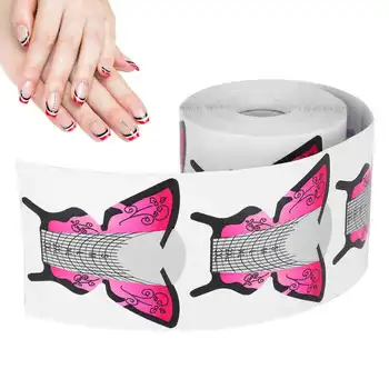

300pcs Nail Art Decoration For DIY Self-Adhesive Manicure Nail Art Extension Form for Home Salon
