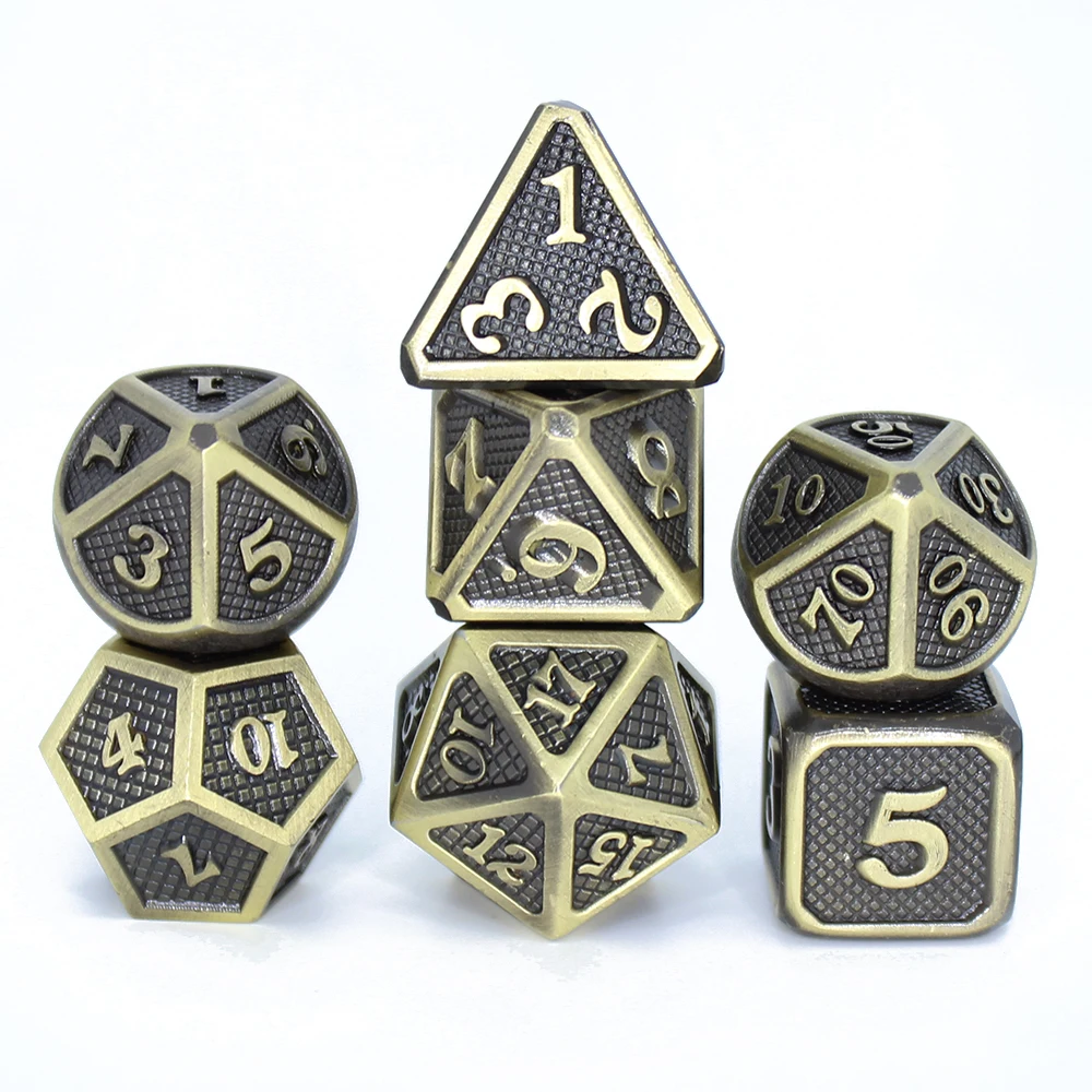 Металлические игральные кости dnd новые металлические D4 D6 D8 D10 D12 D20 наборы