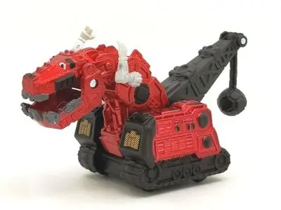 Alloy Car Models Dinotrux Red Dinosaur Toy Car Truck