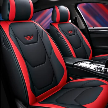 

Car Seat Cover Comfortable Scratch Resistant Easy Clean Universal Fit Interior Accessories Cushion Pad Protective PU Leather
