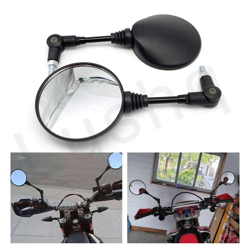 

Motorcycle Rearview Mirror CNC ALL Aluminum Case for yamaha dt 125 ttr 125 suzuki rm 125 pulsar ns 200 yfz 450 moto accessories