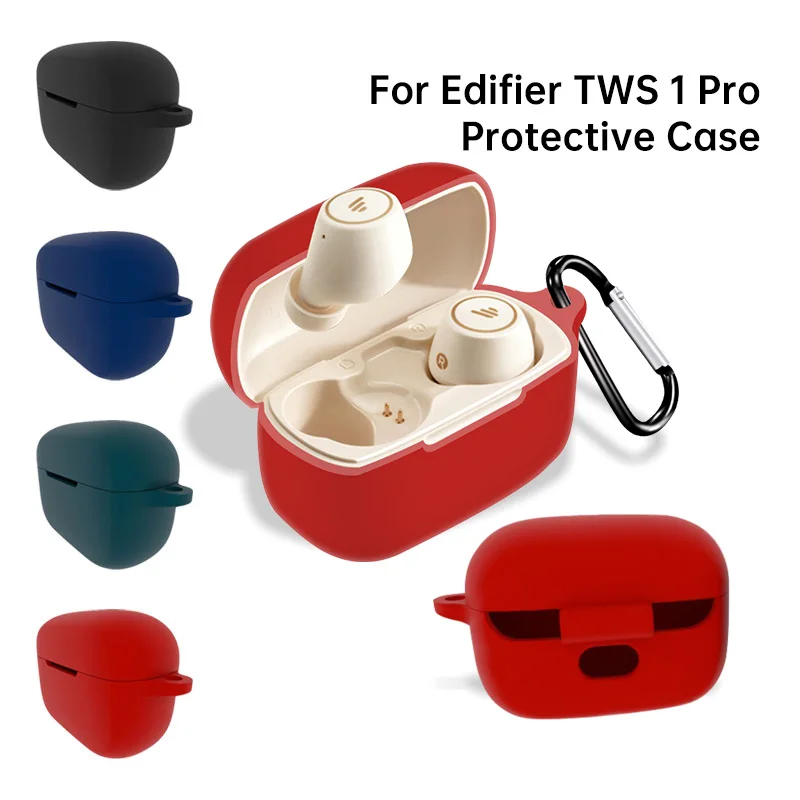 Мягкий силиконовый чехол для EDIFIER TWS1 Pro защитный наушников с защитой от падения