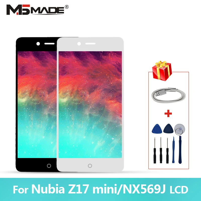 5," для ZTE Nubia Z17 Mini NX569J NX569H ЖК-дисплей сенсорный дигитайзер для Z17 мини Запчасти для дисплея