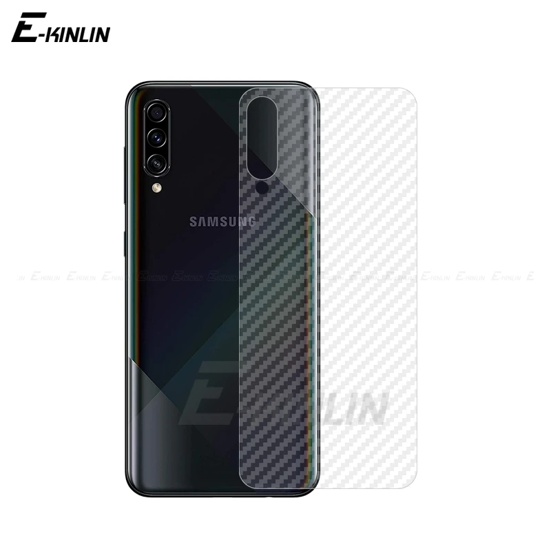 Прозрачная мягкая 3D задняя пленка из углеродного волокна для Samsung Galaxy A10e A50s A20e A21s