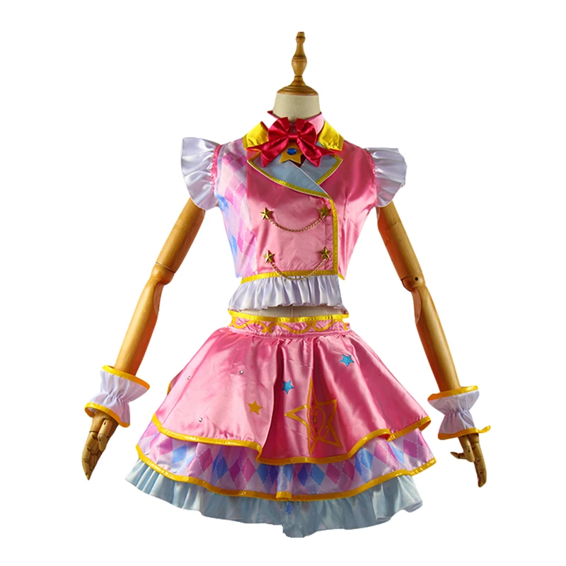 Аниме Aikatsu Stars Hoshimiya Ichigo костюм для косплея на заказ любой размер|ichigo cosplay|cosplay