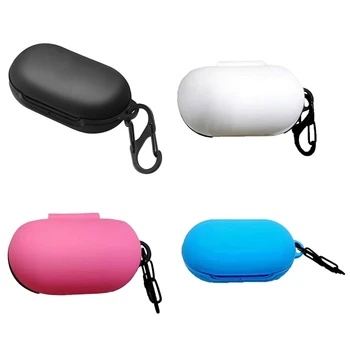 

High Quality 4 Color Silicone Headphone Case With Hook, For Samsung Galaxy Buds Earbud Protective Sleeve Skin