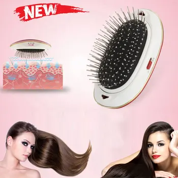 

Newly Portable Electric Ionic Hairbrush Takeout Mini Hair Brush Comb Massage Head Tool CTN88