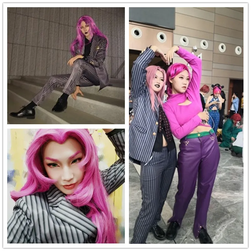 Beste Jojo S Bizarre Adventure Diavolo Cosplay Kostuum Halloween Uniform Outfits Kerstmis Carnaval Fancy Party Kostuums Custom Made