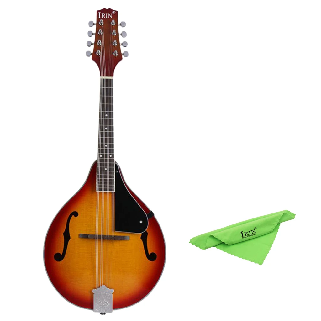 

IRIN A Style 8 String Acoustic Mandolin Sunburst Spruce Music Instruments Beginners High Cost Performance