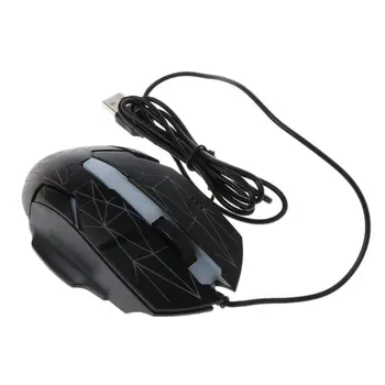 

1200DPI Wired Gaming Mouse USB 3 Buttons LED Optical Mice for PC Laptop Gamer Notebook Computer for Office Home Use
