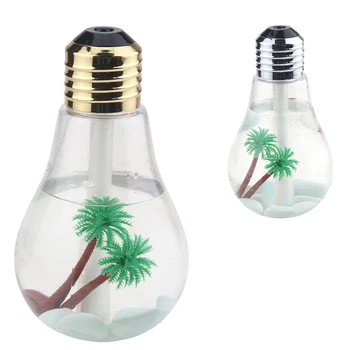 

USB powered discoloration bulb humidifier ultra quiet 7-color night light