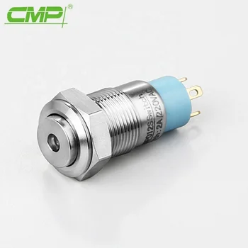 

12mm Diameter Dot LED On Off Push Button Switch