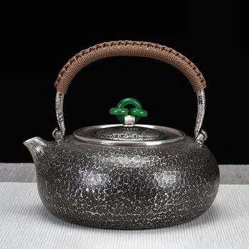 

Sterling Silver Kettle Sterling Silver Kettle Household Tea Ceremony Silver Teapot 999 Sterling Silver Tea Set