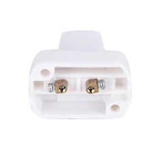 Белый квадратный держатель лампы для E17 E14 светодиодный светильник лампы старения-Тесты светильник база