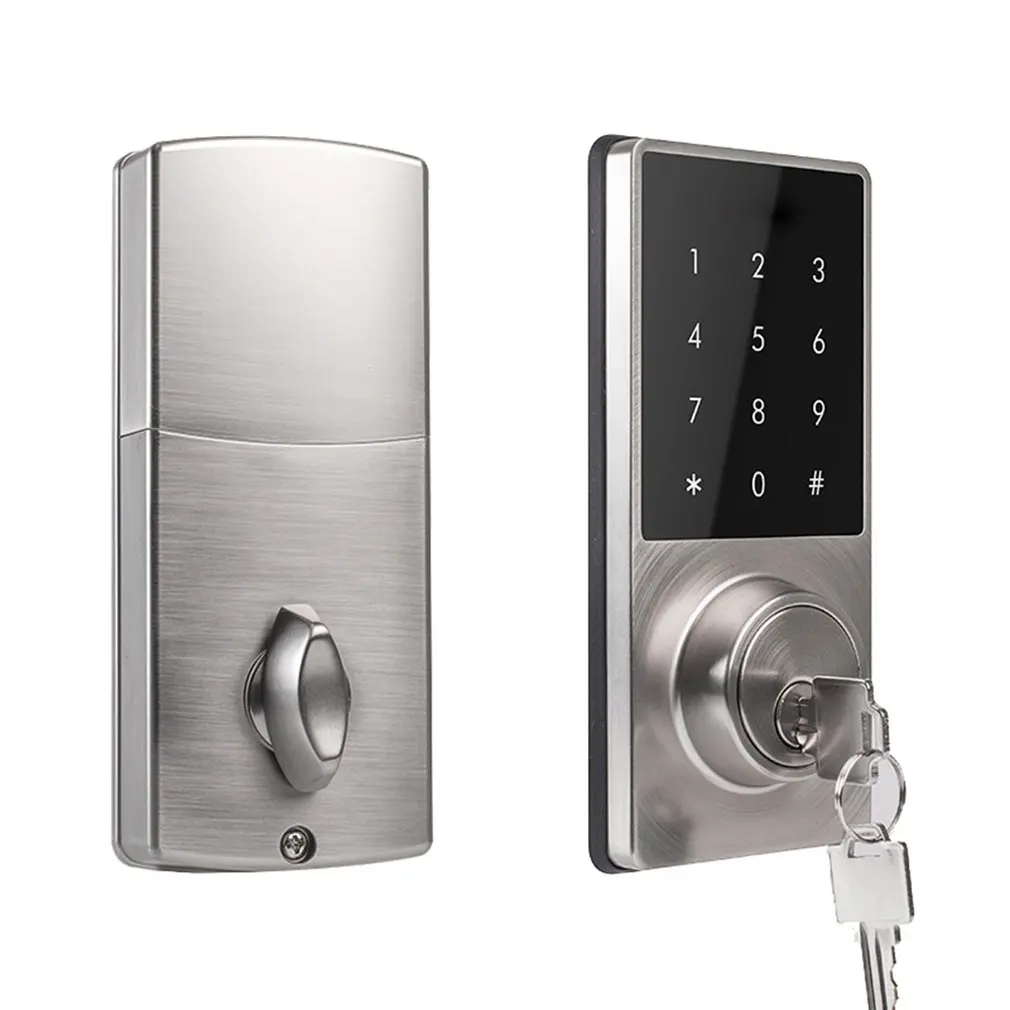 

Newest Phone APP Control Office Apartment Home Anti-Theft Smart Touch Pad Code Lock Security Entry Password Door Lock