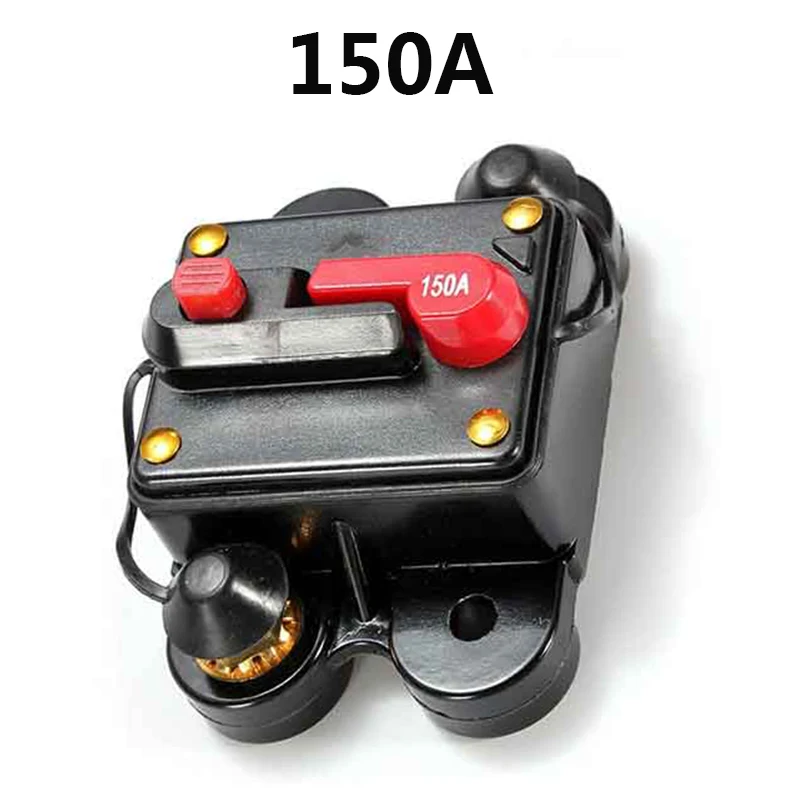 50A Car Audio встроенный автоматический выключатель предохранитель для 12 В защиты SKCB-01-100A 60A 80A 100A 125A 150A 200A 250A 300Aoptional - Цвет: 150A