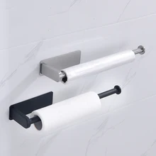 Towel Accessories Holders Stainless Steel Wall Mount Toilet Paper Holder Multifunctional Bathroom Kitchen Roll Paper Accessory