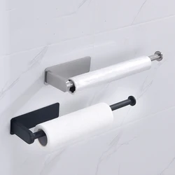 Towel Accessories Holders Stainless Steel Wall Mount Toilet Paper Holder Multifunctional Bathroom Kitchen Roll Paper Accessory