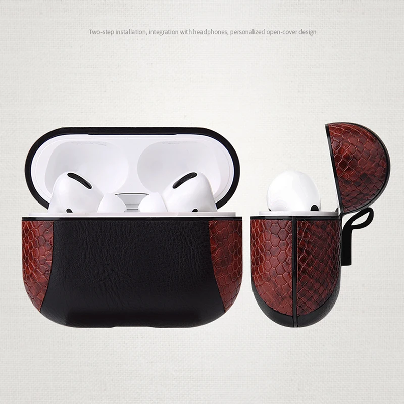 Роскошный кожаный чехол для Apple Air pods 3 Pro защитный чехол для Apple Airpods Pro противоударный чехол для Airpods Pro 3 2 1 чехол