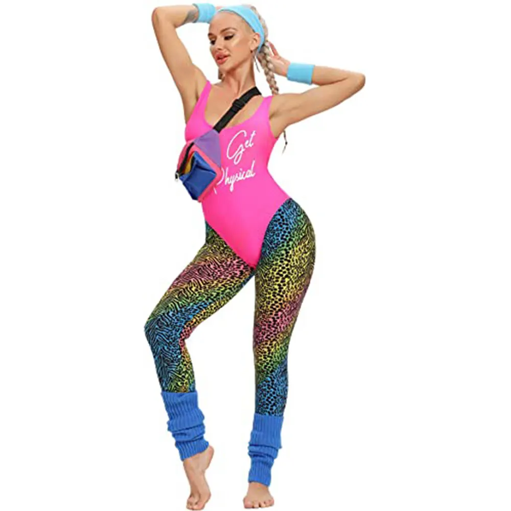 Women's Retro 80s/90s Inspired Bodysuit High Cut One Piece