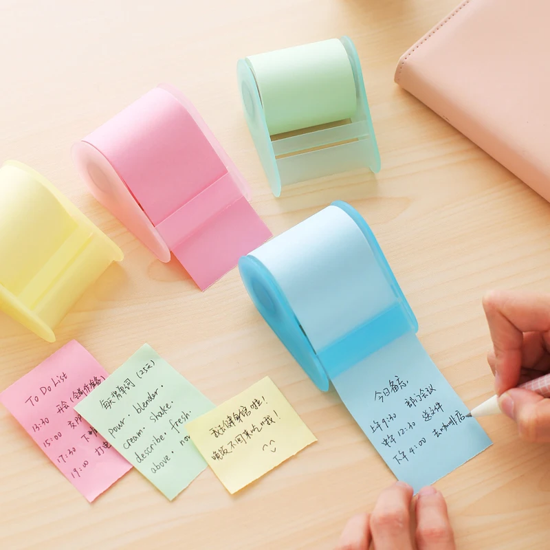 

6PCS Fluorescent Paper Sticker Scrapbooking Sticky Notes Memo Pad Post It Kawaii Stationery Material Escolar School Supplies