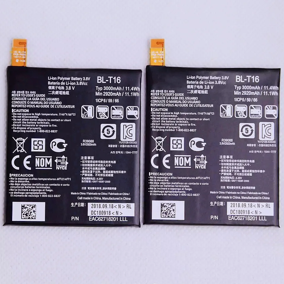 Применяемая батарея LG G Flex 2 встроенная H955 модель F510 плата аккумулятора для