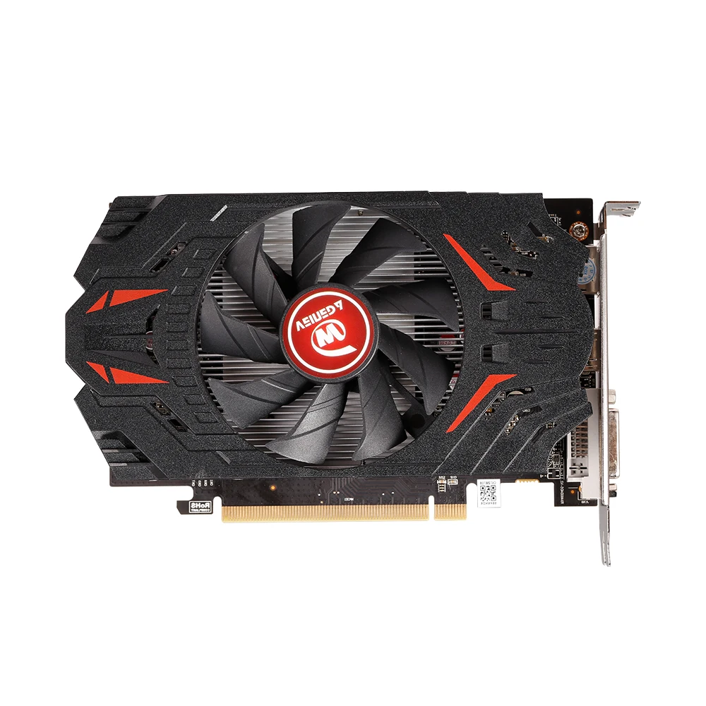 Видеокарта VEINIDA Radeon Rx550 GPU 4 ГБ Gddr5 3 0 бит Pci Express Directx12 для настольных ПК|Графические