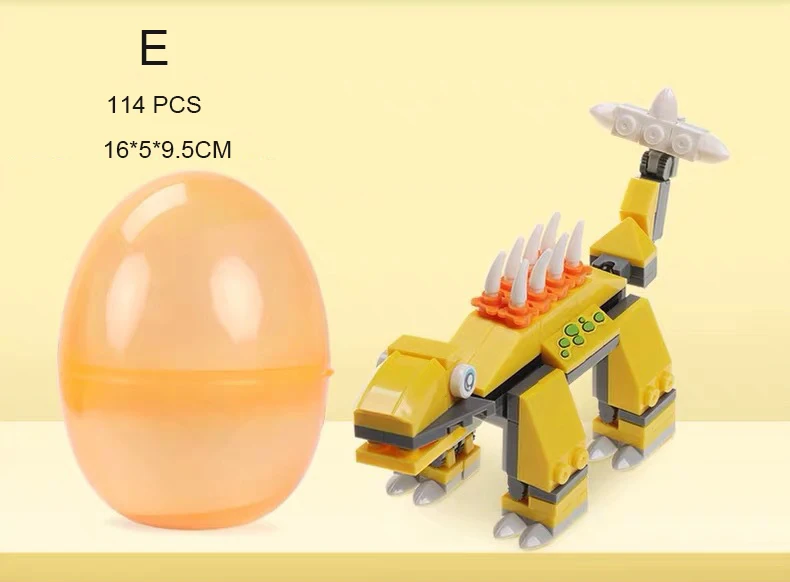 539pcs 6 Style New Assemble Building Blocks Dinosaur World Tyrannosaurus Pterosaur Models Toys for Children Bricks Birthday Gift