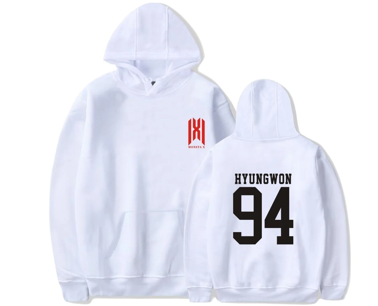 

KPOP Monsta X WE ARE HERE World Tour Cap толстовка унисекс свитер HYUNGWON 94 Верхняя одежда Топы