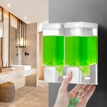 Диспенсер для мыла жидкий диспенсер для шампуня ручной настенный ABS пластик для кухни ванной комнаты отеля