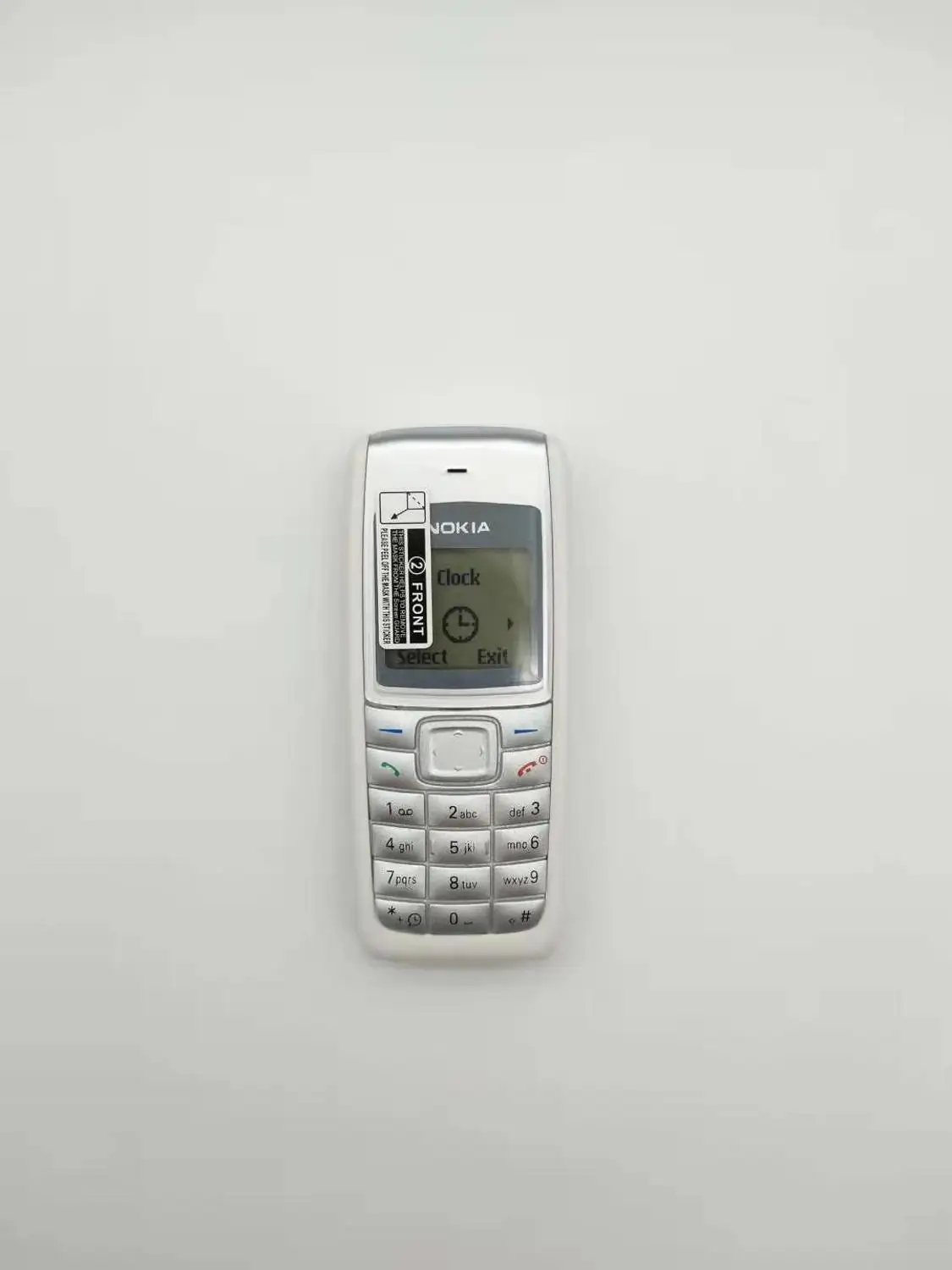 1110 Мобильный телефон Nokia 1110 1110i мобильный телефон разблокированный дешевый старый мобильный классический телефон 1 год гарантии отремонтированный - Цвет: Белый