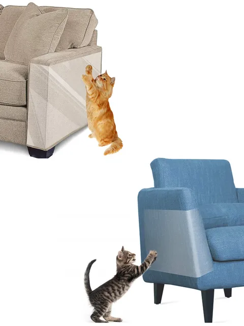 Copridivano trasparente più spesso per protezione antigraffio per gatti  protezione per mobili per animali domestici scudo in plastica divano  Slipover Storage Move