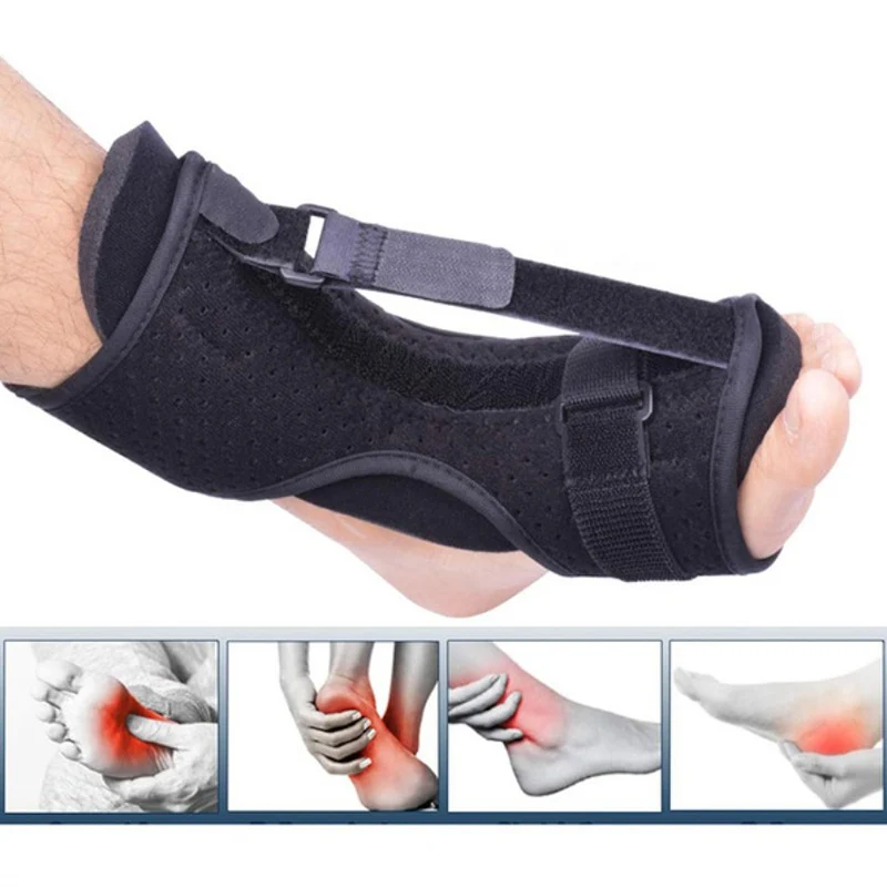 1 Stück verstellbare Drop Foot Orthese Orthese Unterstützung Schmerz linderung Werkzeug Planta rfasziitis dorsale Nachts chiene Fuß orthese Stabilisator – Detail 7