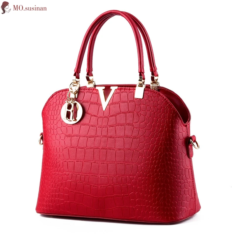 

2019 Fashion Crocodile Pattern Women Handbags High Quality Shoulder Bags Crossbody Bag Large Capacity Tote Bag Ladies Hand Bags