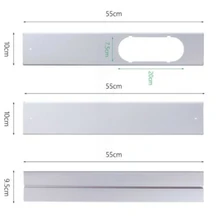 Регулируемый оконный комплект пластина выхлопного шланга разъем для портативного кондиционера XOA