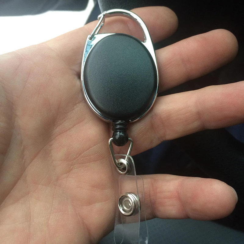 

Easy To Pull The Key Ring Anti-lost Security Key Rope Buckle Telescopic Key Chain Outdoor Carabiner Camping Climbing Equipment