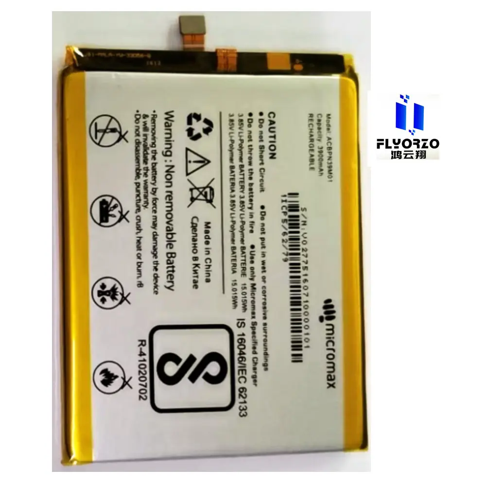 Совершенно новый оригинальный аккумулятор 3900 мАч ACBPN39M01 для Micromax Canvas Juice 4 Q465