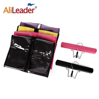 

Alileader Bulk Wig Storage Bag With Hanger Logo Custom Wig Storage Bags Collapsible Dust Proof Protective Black Yellow Pink Red