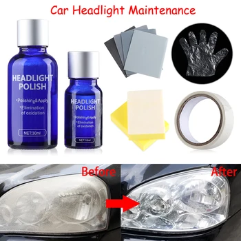 

Car Headlight Repair Fluid Clean Retreading Agent Rearview Glass Coating Headlight Plated Crystal Polishing Anti-scratch Liquid