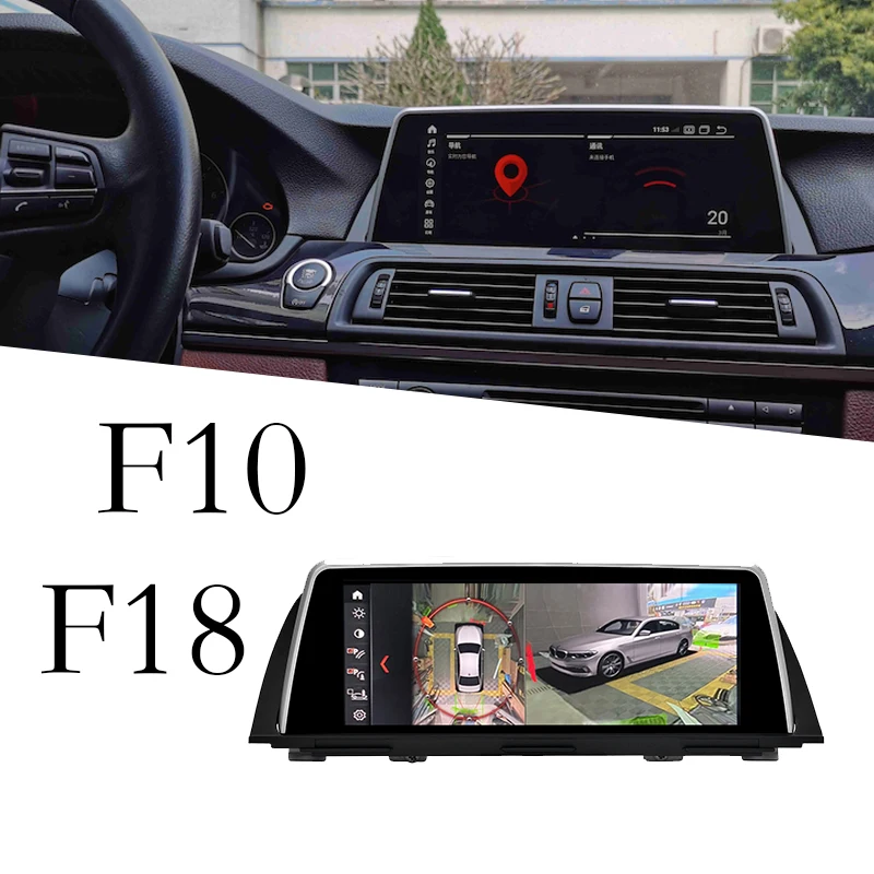 Car 4G Multimedia GPS Audio Radio Stereo For BMW 5 Series F10 F18 CarPlay WiFi TPMS For CIC NBT Navigation NAVI 360 View