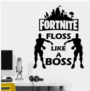 

Wall Stickers Fortnites Game Figure stickers Kid Room 3D Cartoon Removable Decals Art Home Decoration Stickers Student Posters