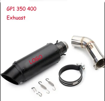

Tairong GP1 ONE 350 GP1 400 Slip on Motorcycle modified FOR modified mid section street bomb barrel exhaust pipe