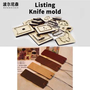 

Diy 2020 Customizable bookmark Suit birthday present Dies leather bookmark die cutter knife mould for leather