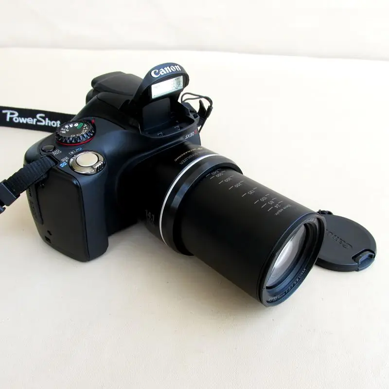 Б/у цифровая камера Canon POWERSHOT SX30IS 14 1 МП с 35-кратным широкоугольным оптическим