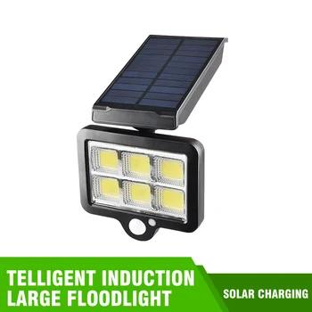 

Outdoor Garden Spotlight Solar Powered Wall Lamp for Street Path Courtyard 120 COB LED Solar Light Solar Lamp with Motion Sensor