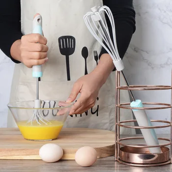 

Semi-automatic manual eggbeater household mini handheld cream mixer beat eggs