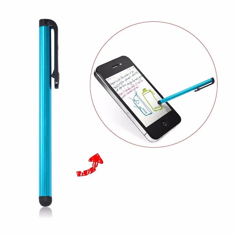 100 шт./лот емкостный сенсорный экран стилус для Samsung Galaxy Ipad Air Mini iPhone Android Phone Tablet